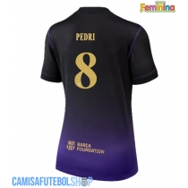 Camisa de time de futebol Barcelona Pedri Gonzalez #8 Replicas 2º Equipamento Feminina 2026-27 Manga Curta